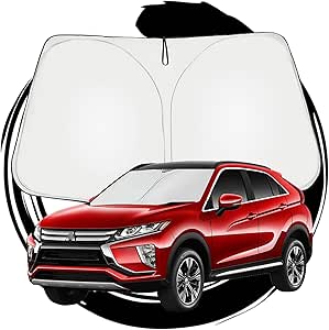 Amazon Ruiya 新型 三菱 エクリプスクロス 専用 サンシェード フロントガラス用 パラソル 車用サンシェード Uvカット 日よけ 車中泊 折り畳み式 カスタム パーツ サンシェード 車 バイク