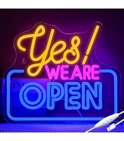 Amazon.co.jp: ネオン ライト 『OPEN』 ネオンサイン LED 看板