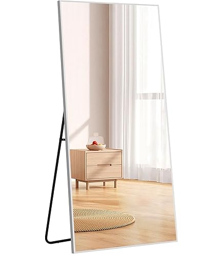 Amazon.co.jp: 全身鏡 姿見鏡 スタンドミラー ノンフレーム