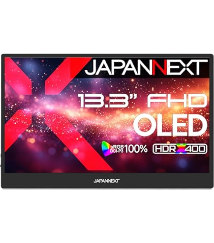 Amazon.co.jp: 【ECサイト限定】 JAPANNEXT 13.3インチ 有機EL(OLED