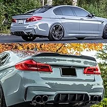 Amazon | G30カーボン製リア スポイラー for BMW 5 Series G30 520i 