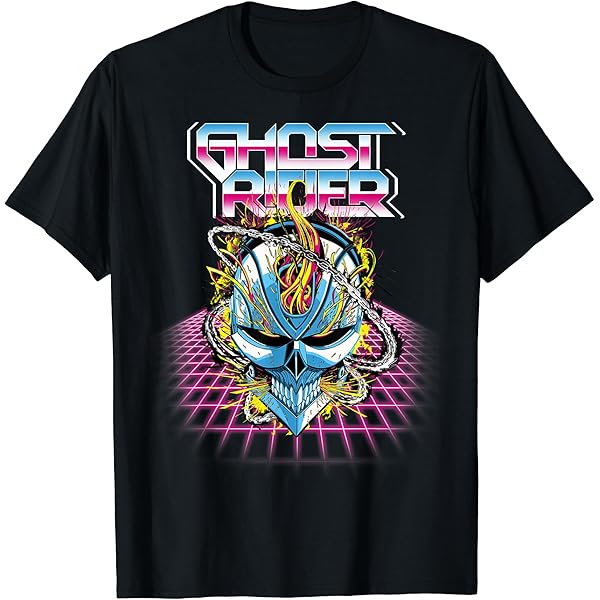 Amazon | マーベル ゴーストライダー ダーク アンティーク調ポスター T