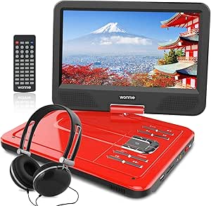 WONNIE W-1458 ポータブルDVDプレーヤー Amazon.com: WONNIE 17.9