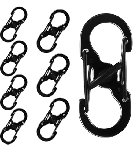 Amazon.co.jp: KAruim エスビナー マイクロロック S字 カラビナ