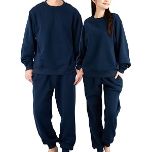 【綿100% スウェット】プレミアム 裏起毛 スウェット 上下 綿100 パジャマ 極厚 男女兼用 メンズ レディース…