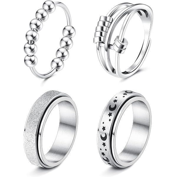 FIBO STEEL Stainless Steel Octopus Ring – Vintage Design For Men & Women, Sizes 7-13 - View #5