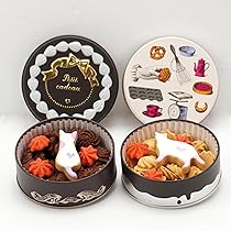 Amazon.co.jp: わらいみらい 猫 クッキー 缶 ギフト アイシング