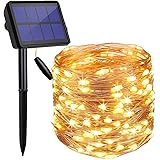 Solar String Lights Outdoor, Findyouled 20M 200 LED Solar Fairy Light with 8 Lighting Modes,Waterproof Outdoor Solar Garden L