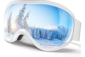 スキーゴーグル  スノーゴーグル ガネ対応 広視野球面 スノボ ゴーグル 眼鏡対応 レンズ メンズ/レディース 防風 防雪 曇り止め スノーボードゴーグル UV紫外線防止 ヘルメット対応 軽量 耐衝撃 スキー用のスポーツゴーグル 登山 防風/防雪/晴れ/曇り/全天候