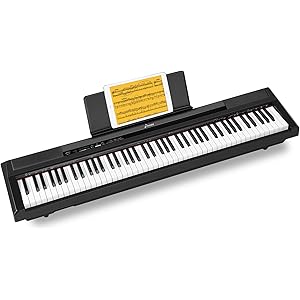 【新年セール】Donner 電子ピアノ 88鍵 フルサイズ MIDI セミウェイテッド鍵盤 初心者 サスティンペダル/パ…