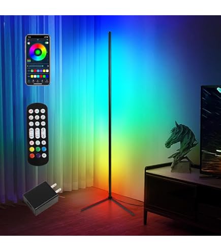 Amazon.co.jp : RGB 変色 フロアランプ LED 調光調色 フロア