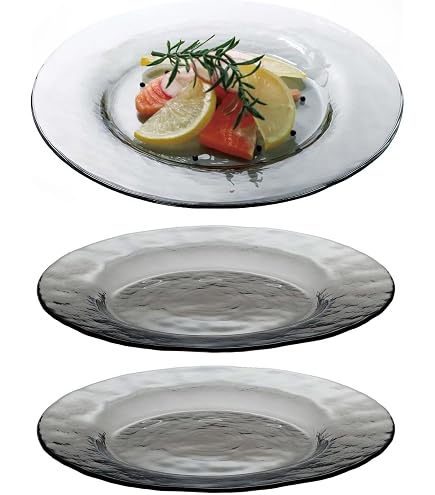 Amazon.co.jp: ボヘミアクリスタル 大皿 ガラス 27.5cm : ホーム＆キッチン