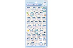 サンスター文具(Sun-Star Stationery) ちいかわ グッズ ボンボンドロップシール ハチワレ S8542902