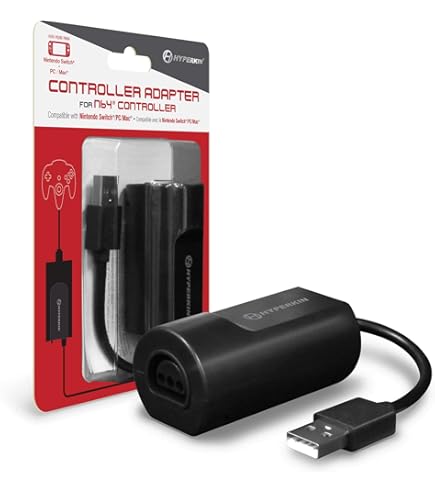 Amazon.co.jp: N64-USB アダプター (ニンテンドウ64コントローラーを