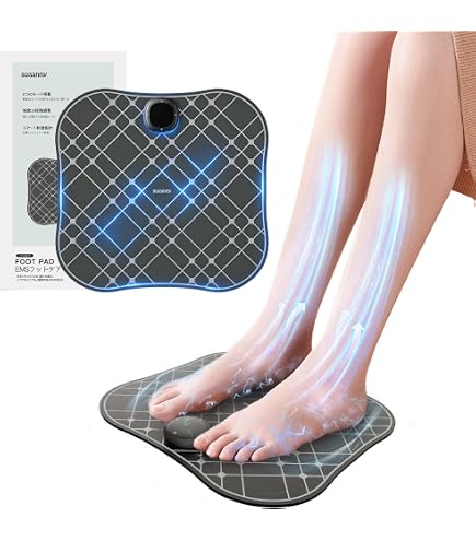 Amazon.co.jp: EMS 足 温熱 赤色光 フットマット フットトレーニング