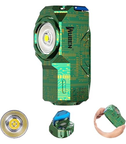 WUBEN X1 懐中電灯 12000ルーメン IP55 白 WUBEN X1 Rechargeable Flashlight 12000 Lumens, Super Bright