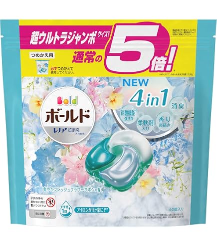 Amazon | Procter & Gamble P&G ボールド ジェルボール 4D 華やか