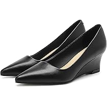 プラダ パンプス ポインテッドトゥ ウエッジソール ブラック 24.0㎝ PRADA プラダ ポインテッドトゥ パンプス シューズ レザー