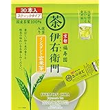 宇治の露 伊右衛門 インスタント玄米茶スティック (0.8g×30P)×3個