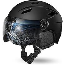 Amazon | kufun スキー ヘルメット バイザー スノーボード ヘルメット