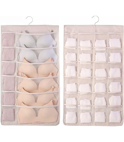 Amazon｜MISITU 吊り下げ収納 クローゼット 収納 吊り下げ 下着収納
