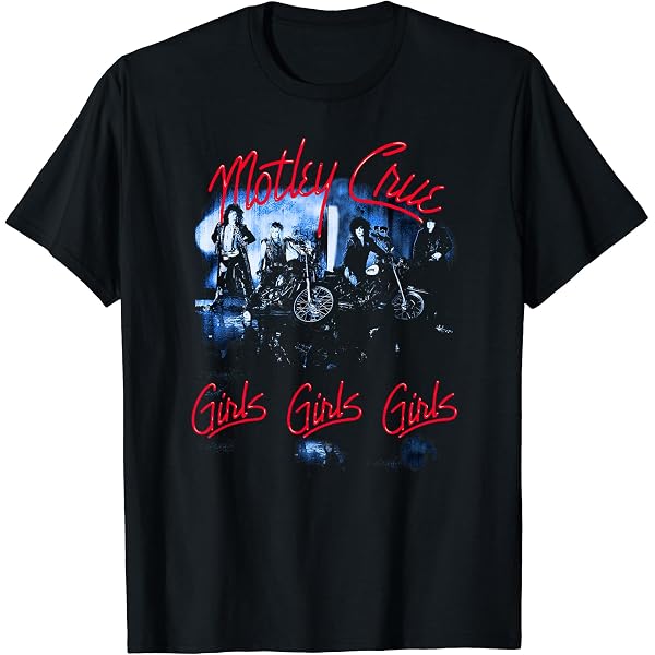 Amazon | Mötley Crüe – The Final Tour Caricature Tシャツ | Tシャツ