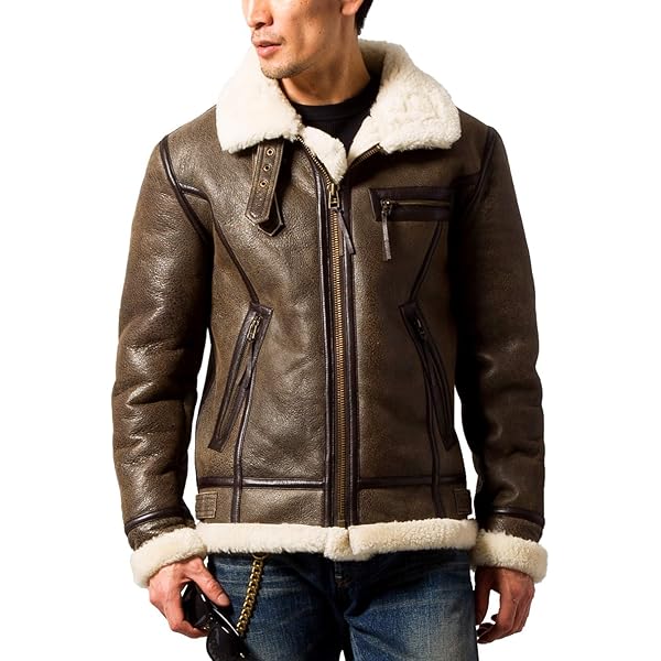 Amazon | [Liugoo Leathers] [リューグーレザーズ] B-3 B-3フライト