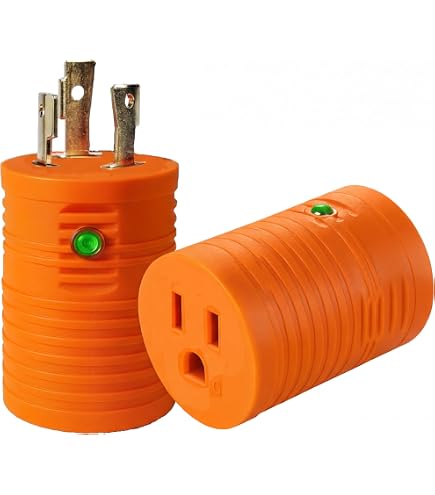 Amazon.co.jp: NEMA L14-30Pから4ポート 5-15R 5-20R L14-30R 1.5
