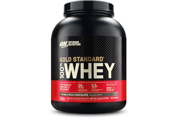 Gold Standard 100% ホエイ プロテイン ダブルリッチチョコレート 2.27kg (5lbs) [米国メーカー正規品] [海外直送品]