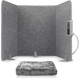 2020年進化版 デスクヒーター 高温版 折り畳み式 遠赤外線 パネルヒーター 省エネ 足元ヒーター 暖房 冷え対策 過…