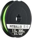 シマノ(SHIMANO) ライン ピットブル8 300m 1.5号 ライムグリーン PL-M78S