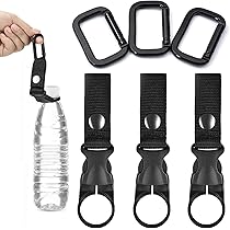 Amazon｜ペットボトルホルダー カラビナ付き 3個セットドリンク