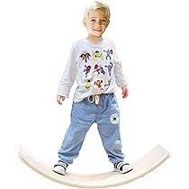 Amazon.co.jp: FUNPENY 木製バランスボード Wobbel Balance