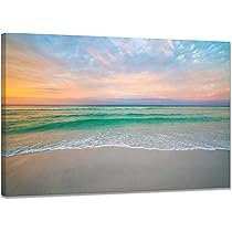 Amazon.co.jp: 海絵 アートパネル 海 自然風景 日光 絵画 太陽 風景画
