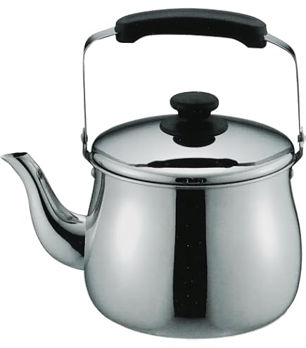 Amazon｜MARUTAMA 玉虎堂 18-8ケットル 4L 384 シルバー｜やかん