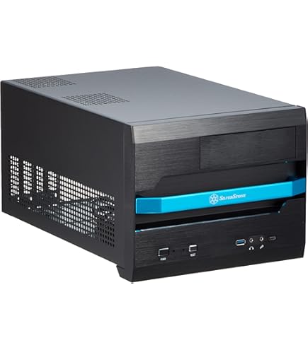 Amazon | Silver Stone Grandia 黒 デスクトップ型SST-GD06B