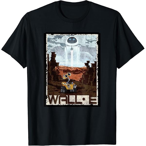 Amazon | ディズニーとピクサーのWall-EとEve Planetary Heart Tシャツ