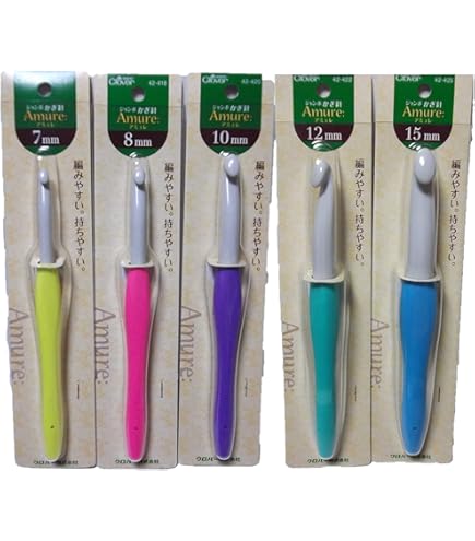 Amazon.co.jp: クロバー かぎ針「アミュレ」セット＆レース針