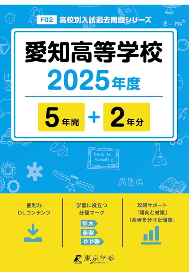 愛知高等学校 入学試験問題集 2025年春受験用 (プリント形式のリアル