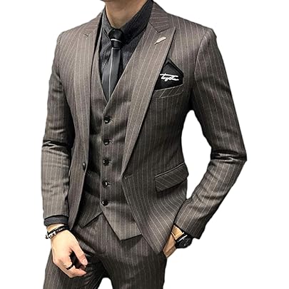 Wenergy 大きめ　3ピーススーツセットアップ　2XL Amazon.co.jp: [Wenergy] スーツ メンズ スリーピース セットアップ