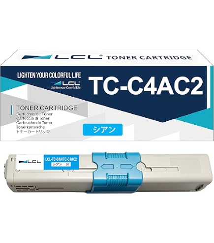 Amazon.co.jp: OKI用 TC-C4A 互換トナーカートリッジ 4色セット(TC