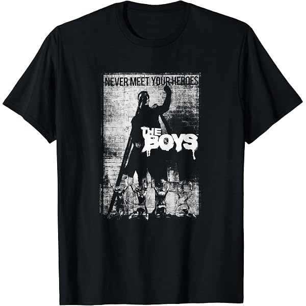 Amazon | The Boys The Deep Graffiti Superhero TV Show Tシャツ | T