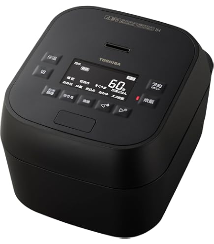 Amazon | 東芝(TOSHIBA) RC-10VXR-K(グランブラック) 炎匠炊き 真空