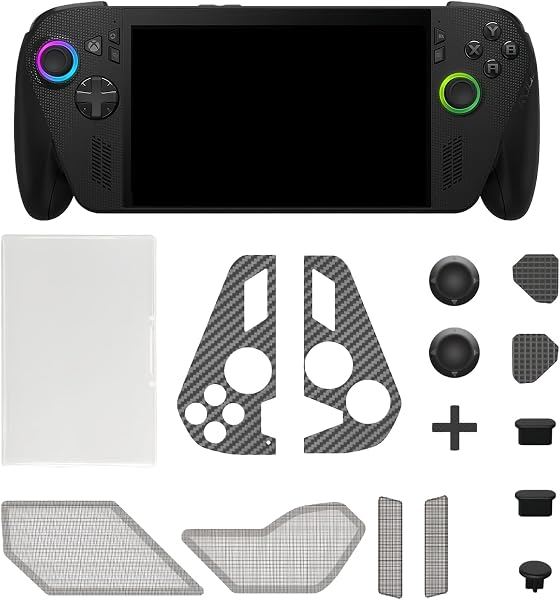 For ROG XBOX Ally/X 専用防塵キット【2026新登場-14 in 1】Lwuckbarrt rog xbox ally/rog xbox ally x用防塵プラグ シリコン製 防塵 通気 耐傷性 Rog XBOX Ally X対応防塵セット - 1