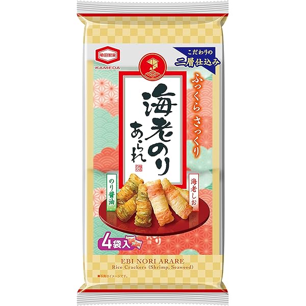 あられだ Amazon.co.jp: 亀田製菓 海老のりあられ 64g×12袋入 : 食品・飲料・お酒
