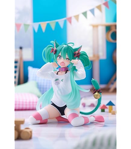 初音ミク Desktop Cute フィギュア 猫耳Tシャツver. 16体 Amazon.co.jp: 初音*ミク Desktop Cute フィギュア ～猫耳Tシャツver