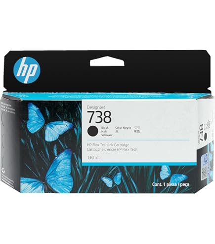 HP738インクカートリッジ ブラック130ml 4個 Amazon.co.jp: HP 738 130ml ブラック DesignJet インクカートリッジ