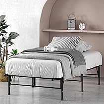 Amazon｜ZINUS Easy to Assemble ベッドフレーム セミダブル ブラック