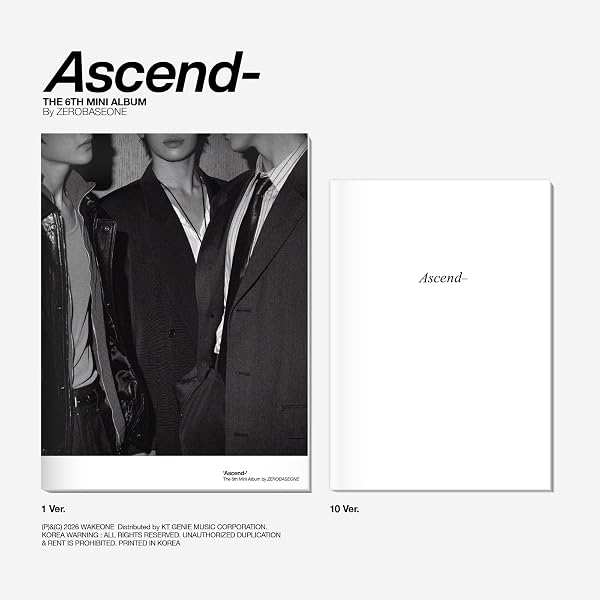 Amazon.co.jp: ZEROBASEONE ZB1 Ascend- 6th Mini Album 2 Version Set