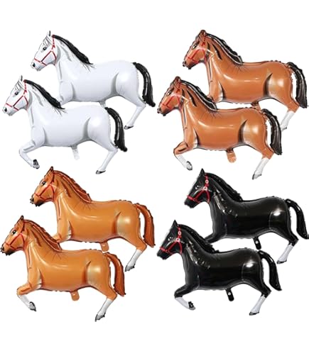 Amazon | HORUIUS 馬の風船 ロバの形をしたホイルマイラーバルーン